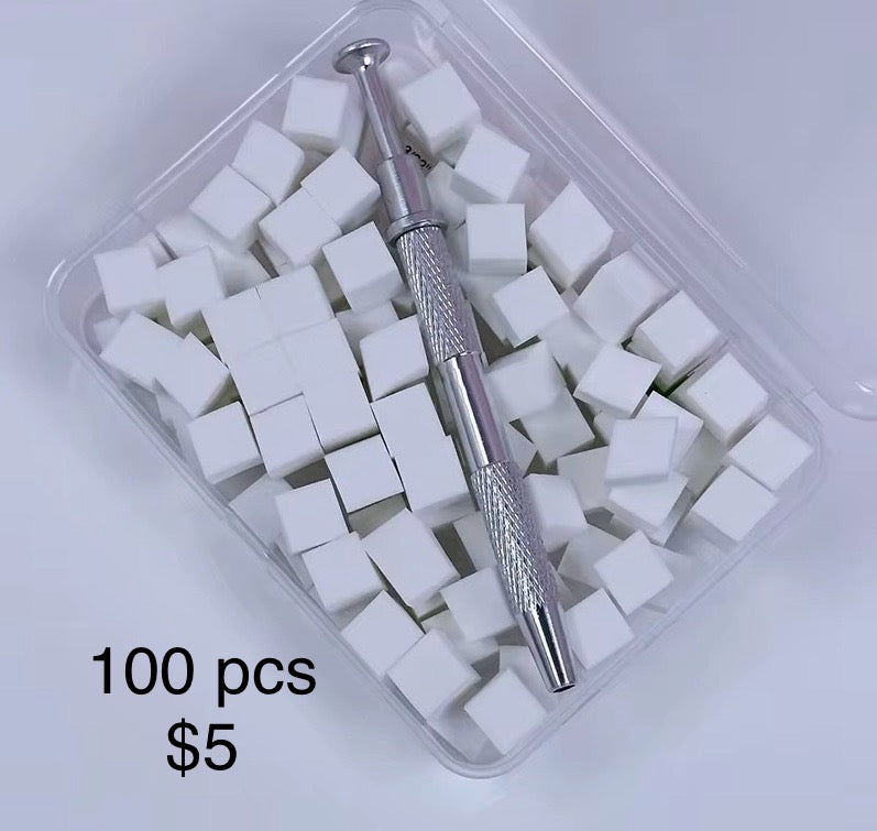 Nail Art Sponge with Grip Pen $5