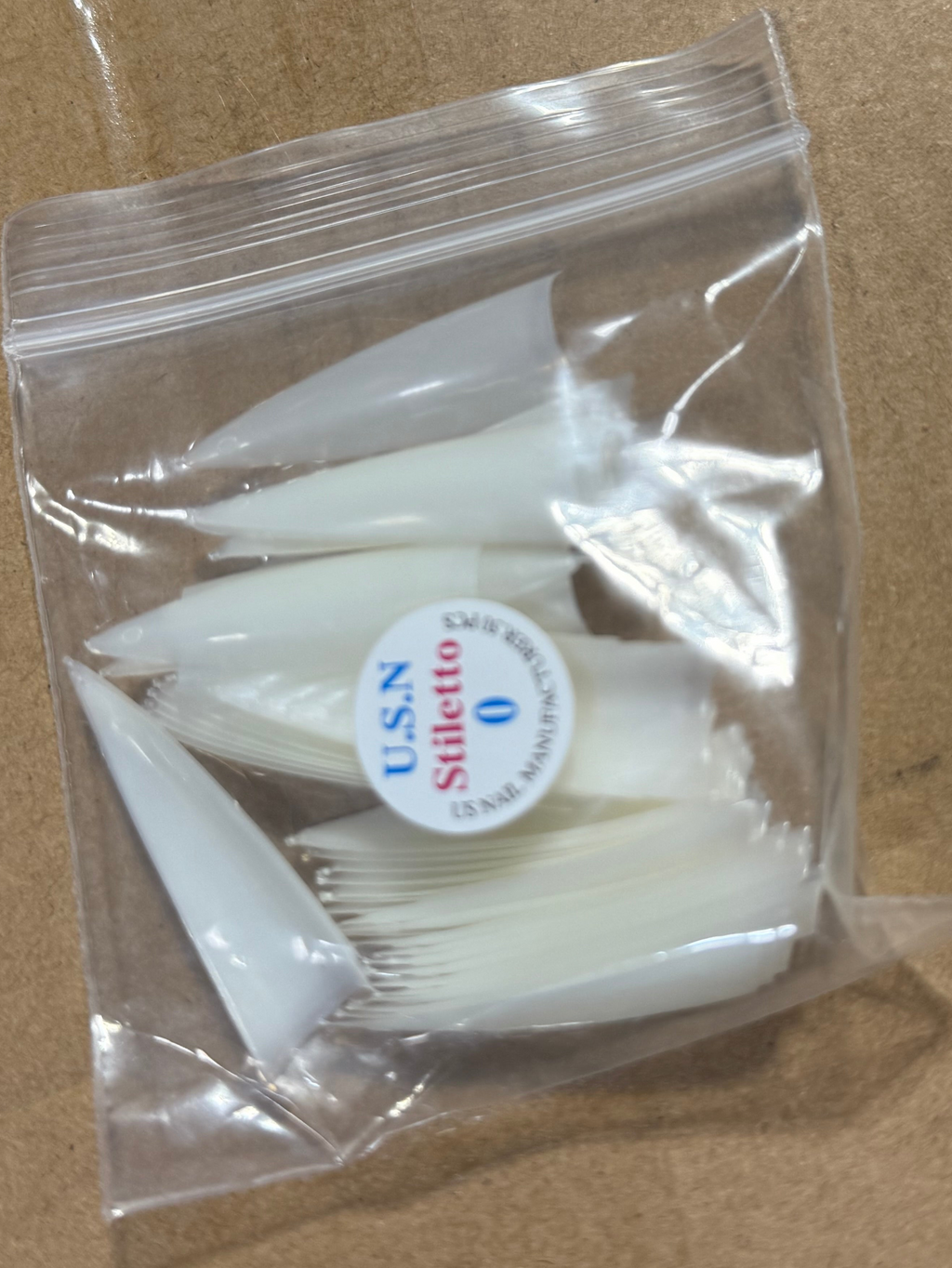 Stilletto Tip/ bag for refill. $0,65