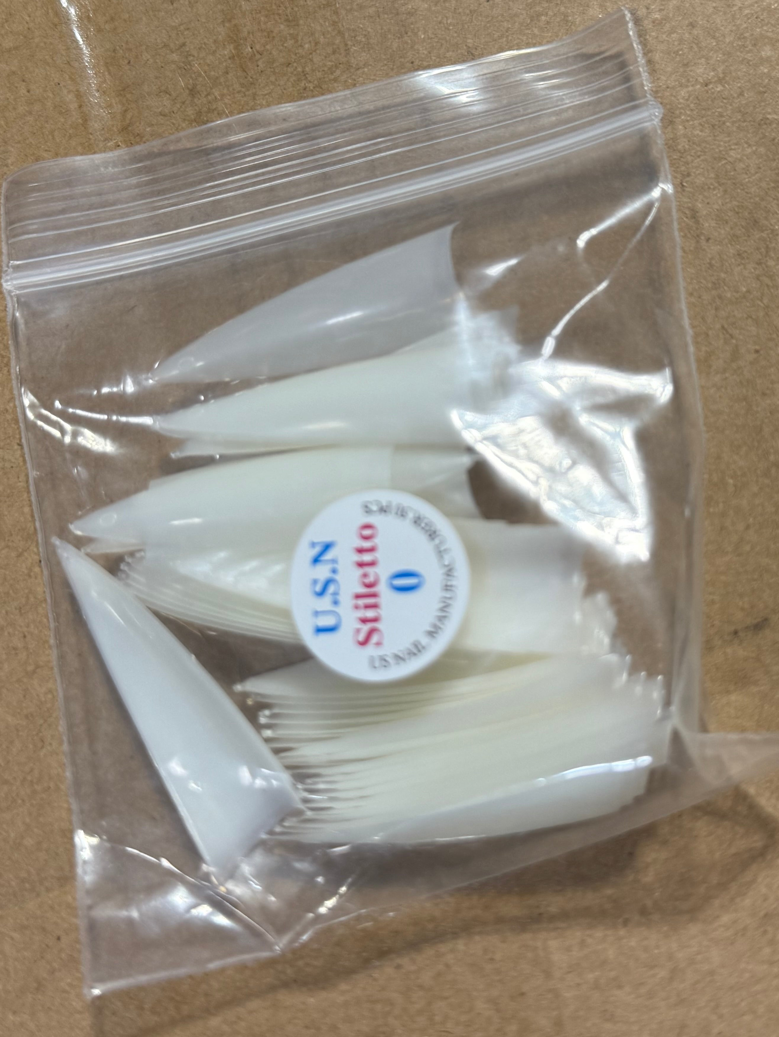 Stilletto Tip/ bag for refill. $0,65
