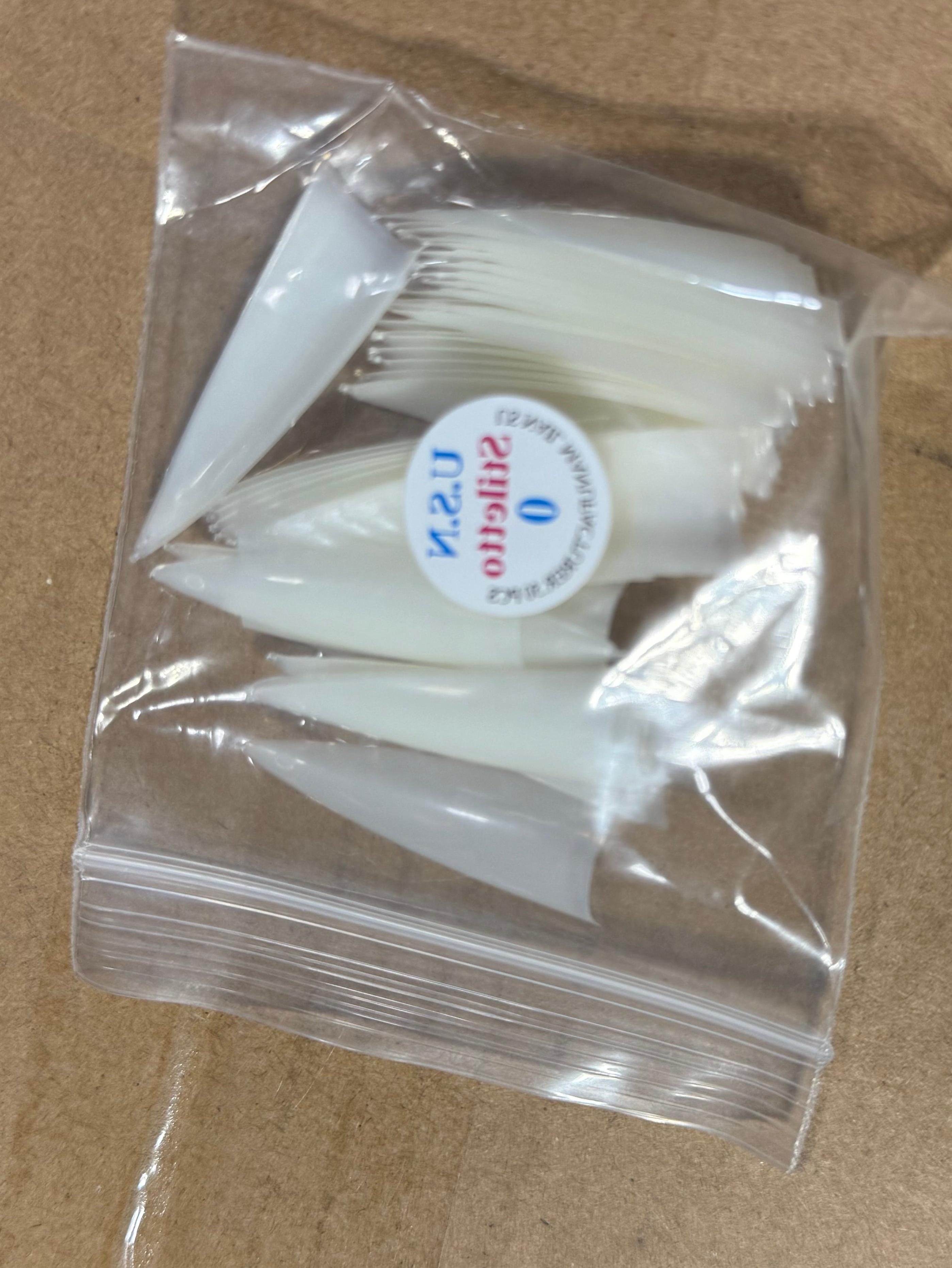 Stilletto Tip/ bag for refill. $0,65