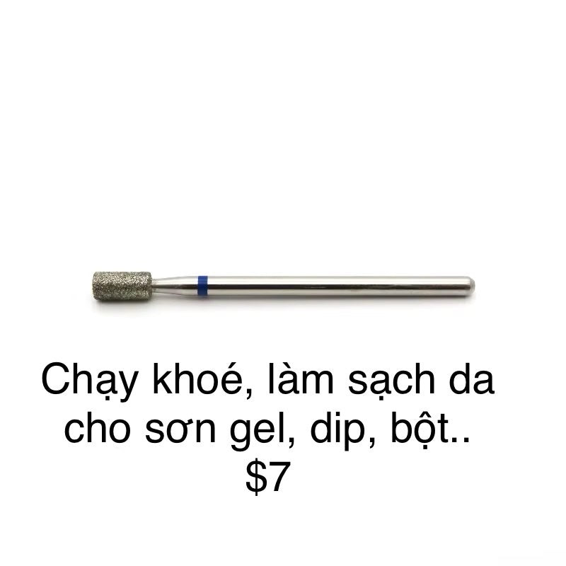Drill bit removes cuticle & dead skin/ chạy sạch da khóe