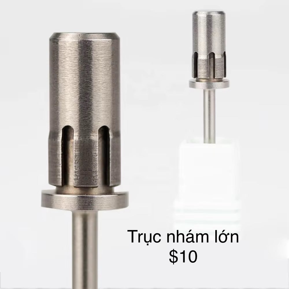 Nail drill sanding Mandrel large/trục nhám to. $10